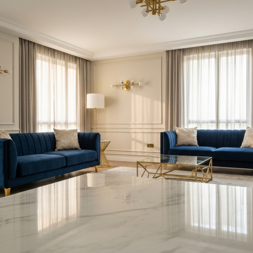 Luxury cleaned living room